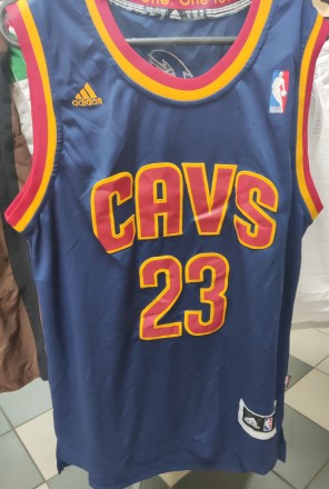 Баскетбольная майка Adidas NBA Cleveland Cavaliers, James, размер-S, длина сзади. . фото 8