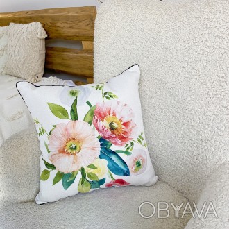 Підкресліть ваш стиль з нашою декоративною подушкою з мішковини. Її натуральний . . фото 1