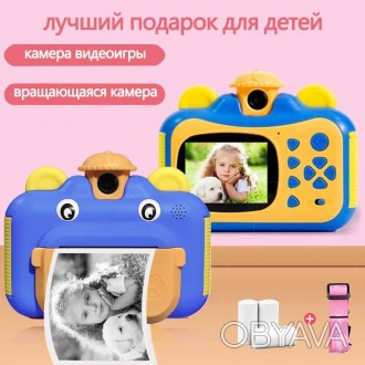 Детская камера 12 МП 1080P c функцией печати – послужит отличным подарком ребенк. . фото 1
