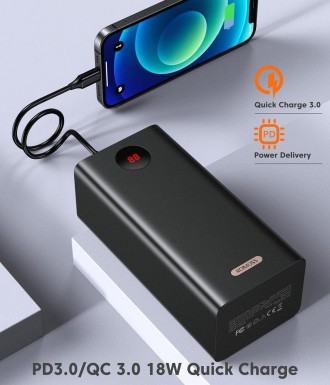 
Yours Charging Companion - ROMOSS 60000mAh Power Bank с быстрой зарядкой
Удобно. . фото 9