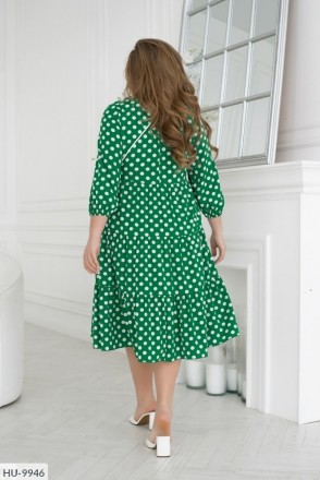Платье HU-9937
цвет-мята, малина, бордо, зеленый
Материал: софт
Растяжимость: сл. . фото 7