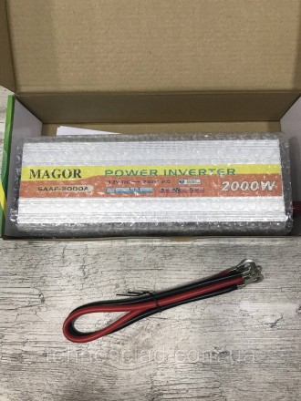 Автомобільний інвертор Magor Power Inverter 2000W Інвертор Magor SAAF-2000A (12-. . фото 4