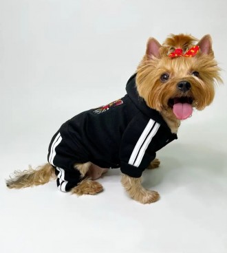 Спортивный костюм для собак «Тигр». Сверху комбинезон выполнен из трикотажа, вну. . фото 5