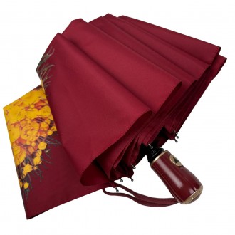Женский зонт полуавтомат от Toprain в трендовых цветах сезона с патриотическим р. . фото 3