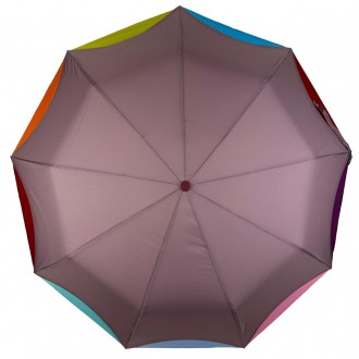 Женский зонт полуавтомат от Frei Regen в трендовых цветах сезона с разноцветным . . фото 5