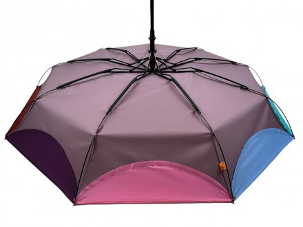 Женский зонт полуавтомат от Frei Regen в трендовых цветах сезона с разноцветным . . фото 6