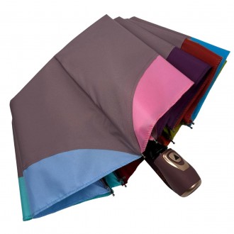 Женский зонт полуавтомат от Frei Regen в трендовых цветах сезона с разноцветным . . фото 7