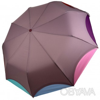 Женский зонт полуавтомат от Frei Regen в трендовых цветах сезона с разноцветным . . фото 1