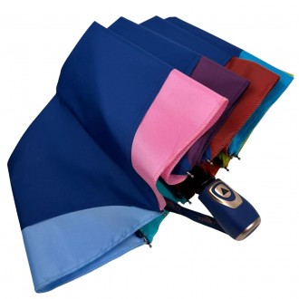 Женский зонт полуавтомат от Frei Regen в трендовых цветах сезона с разноцветным . . фото 4