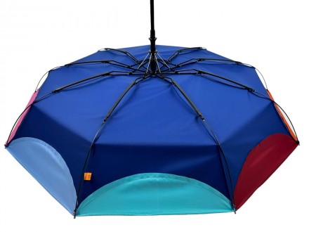 Женский зонт полуавтомат от Frei Regen в трендовых цветах сезона с разноцветным . . фото 6