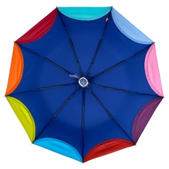 Женский зонт полуавтомат от Frei Regen в трендовых цветах сезона с разноцветным . . фото 5