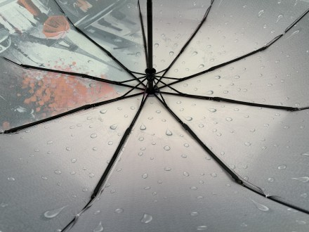 Зонт с изображением романтических панорам города не только защитит от дождя, но . . фото 7