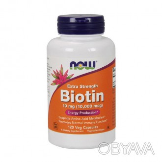 Biotin 10 000 mcg - уникальный продукт от компании NOW, который содержит биотин.. . фото 1