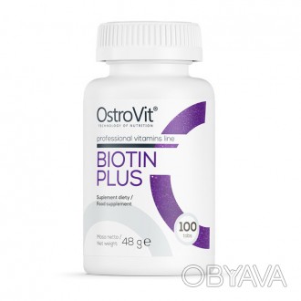 Biotin Plus (100 tabs) – добавка для здоровья волос и ногтейЕсли вы хотите улучш. . фото 1