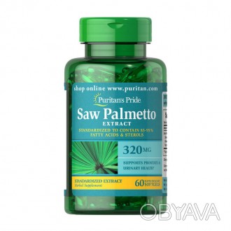  Saw Palmetto Extract 320 mg (60 softgels): Описание и преимущества Saw Palmetto. . фото 1