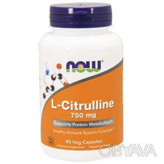 L-Citrulline 750 mg (90 veg caps) – натуральный продукт для улучшения здоровьяПр. . фото 1