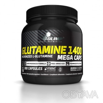 L-Glutamine 1400 Mega Caps (300 caps) от Olimp - повышает выносливость и защищае. . фото 1
