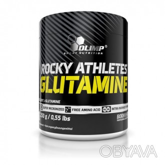 Glutamine Rocky Athletes (250 г, без вкуса) - добавка для спортсменовGlutamine R. . фото 1