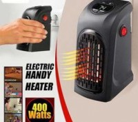 Портативний керамічний обігрівач Rovus Handy Heater Black 400 Вт нагрівач повітр. . фото 5