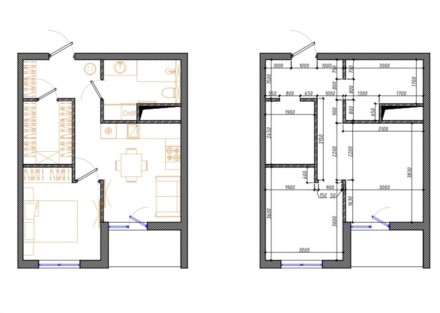 У продажу 1-кімнатна квартира в Житловом комплексі Kadorr City, 60 Перлина на ву. . фото 3