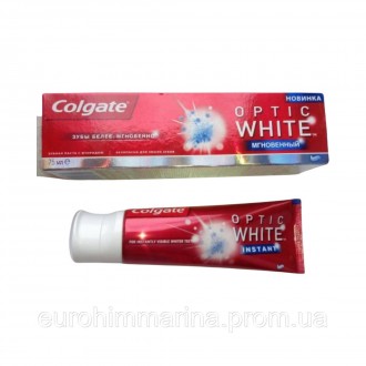 Описание 
Зубная паста отбеливающая 
Нова відбілююча зубна паста Colgate Optic W. . фото 2