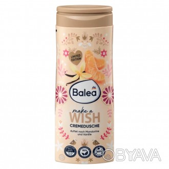 Крем-гель для душу Balea Make a Wish 300 мл з ароматом мандарина та ванілі Загад. . фото 1