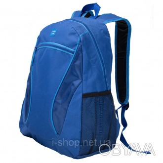 Легкий і місткий рюкзак Semi Line 18 Blue обладнаний вставками тканини з відблис. . фото 1