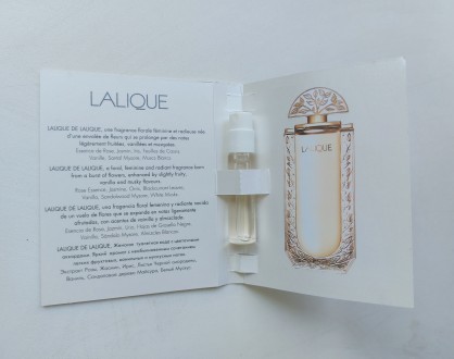 Продам новую женскую парфюмированную воду Lalique Eau De Parfum Lalique (пробник. . фото 4
