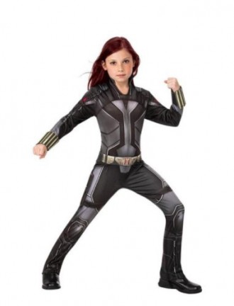 Детский карнавальный костюм Муви черная вдова Марвел из Мстителей супергерои на . . фото 2