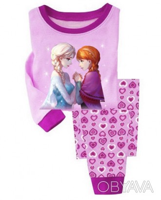 Детская пижама Анна и Эльза Frozen холодное сердце для девочки .
Размеры:
 
	110. . фото 1