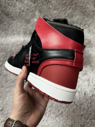 
 
 Кросівки Nike Air Jordan 1 x OFF WHITE
41 (26 см)	
42 (26.5 см)	
43 (27.5 см. . фото 8