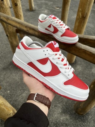
 
 Кросівки Nike SB Dunk (white & red)
41 (26 см)	
42 (26.5)	
43 (27.5 см)	
44 . . фото 5