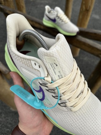 
 
 Кросівки Nike Zoom Pegasus 39 (beige-green)
40 (25.5 см)	
41 (26 см)	
42 (26. . фото 7
