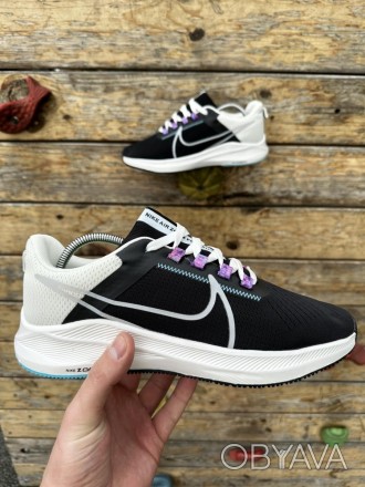 
 
 Кросівки Nike Air Zoom Pegasus (чорно-білі)
40 (25.5 см (бирка 41))	
41 (26 . . фото 1