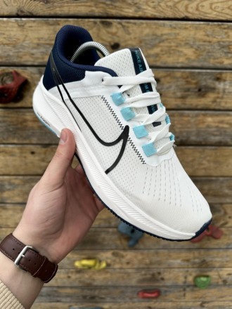 
 
 Кросівки Nike Air Zoom Pegasus (біло-сині)
40 (25.5 см (бирка 41))	
41 (26 с. . фото 5