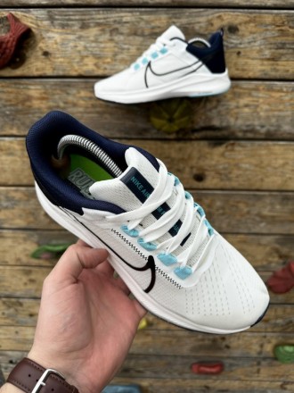 
 
 Кросівки Nike Air Zoom Pegasus (біло-сині)
40 (25.5 см (бирка 41))	
41 (26 с. . фото 2