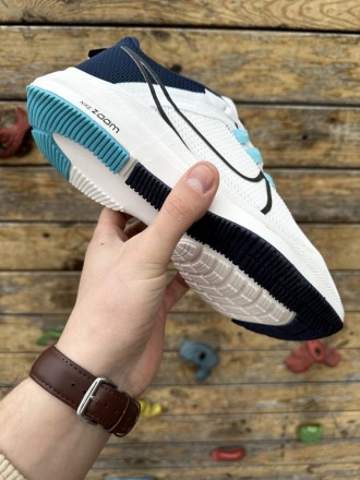 
 
 Кросівки Nike Air Zoom Pegasus (біло-сині)
40 (25.5 см (бирка 41))	
41 (26 с. . фото 7