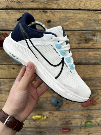 
 
 Кросівки Nike Air Zoom Pegasus (біло-сині)
40 (25.5 см (бирка 41))	
41 (26 с. . фото 4