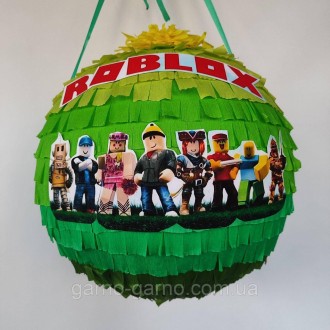 Пиньята шар разноцветный шарик зеленый бумажная для праздника Шар разноцветный
П. . фото 4