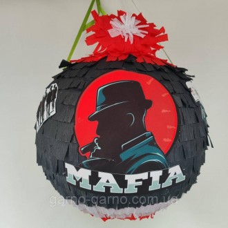 Пиньята Мафия пиньята Mafia 110 см обхват Пиньята на день рождения 
Также доступ. . фото 8
