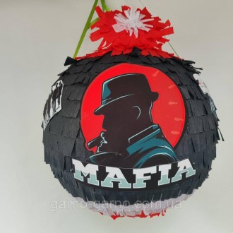 Пиньята Мафия пиньята Mafia 110 см обхват Пиньята на день рождения 
Также доступ. . фото 2