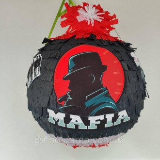 Пиньята Мафия пиньята Mafia 110 см обхват Пиньята на день рождения 
Также доступ. . фото 9