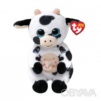 Дитяча іграшка м’яконабивна TY BEANIE BELLIES 41287 Корова "COW". . фото 1
