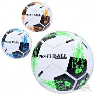 М'яч футбольний 2500-283 (30шт) розмір5,ПУ1,4мм,ручна робота, 32панелі, 400-420г. . фото 1