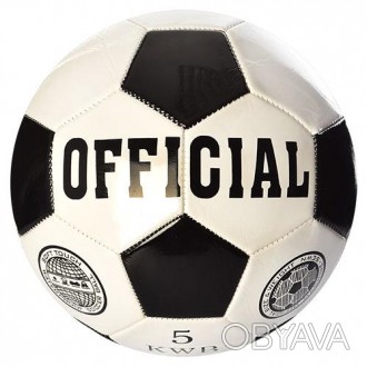 М'яч футбольний EN-3226 (30шт) розмір5, ПВХ1.6мм, 260-280г, кул. . фото 1