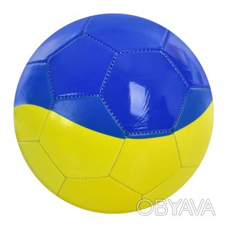 М'яч футбольний EV-3377 (30шт) розмір 5, ПВХ 1,8мм, 300-320г, 1вид, в кульку. . фото 1