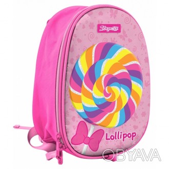 Рюкзак дитячий 1Вересня K-43 "Lollipop", рожевий. . фото 1
