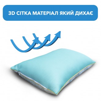Подушка для сну з просоченням Алое Вера 50х70 - м'який і комфортний виріб. Для б. . фото 3