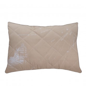 Подушка для сна из верблюжой шерсти 50х70 мягкое и комфортное изделие. Шерсть вб. . фото 9
