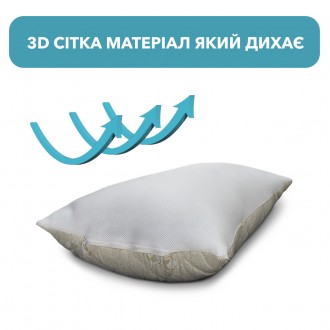 Подушка для сна из хлопка 50х70 мягкое и комфортное изделие. Благодаря гигроскоп. . фото 3